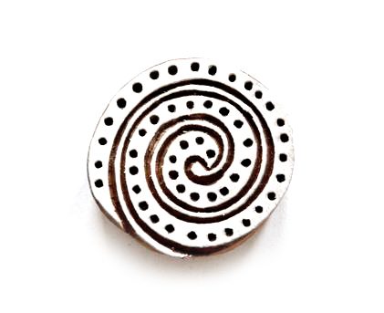 Dřevěné razítko - ulita (6 cm)