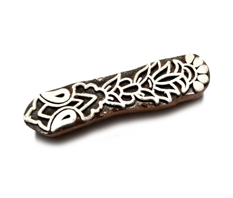 Dřevěné razítko - tyčka květinový sloupek (8 cm)