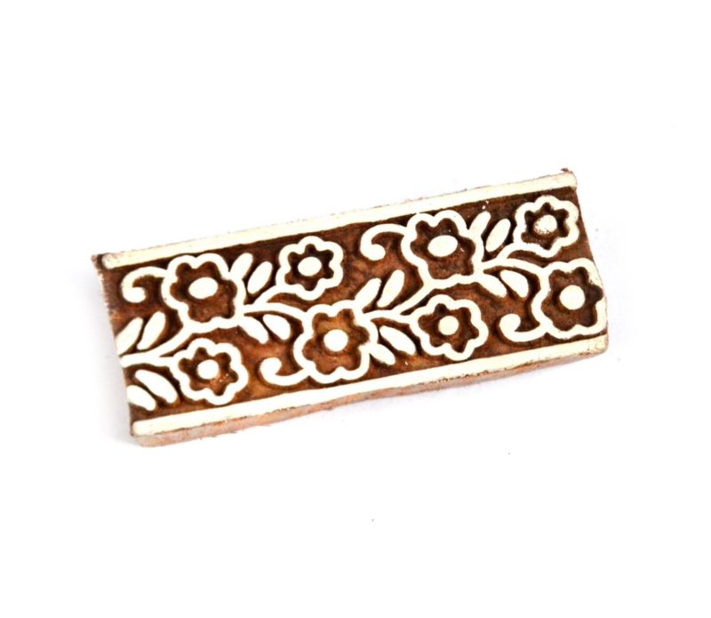 Dřevěná razítka - lemovka pomněnky (8 cm)