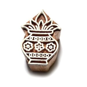 Dřevěná razítka - malá váza (3 cm)